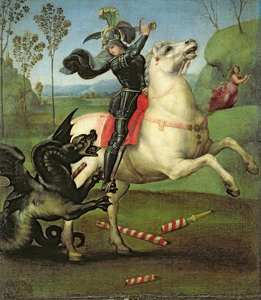 Raffaello Sanzio - San Giorgio e il Drago
