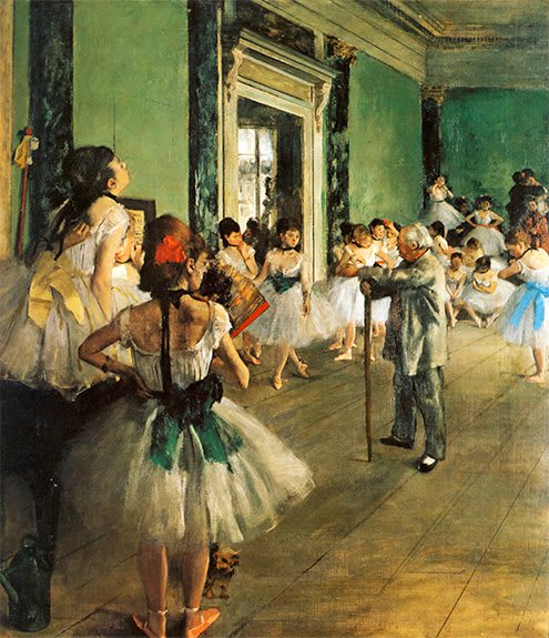 Lezione di danza. Edgar Degas. 1873 - Ubicazione: Museo d'Orsay, Parigi