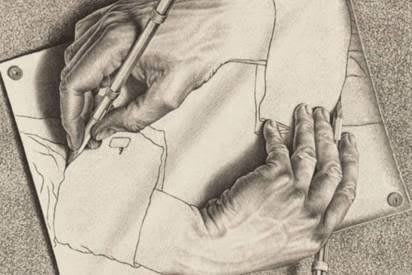 Main à la main - Maurits Cornelis Escher