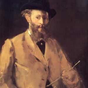 Autoportrait du peintre Édouard Manet.