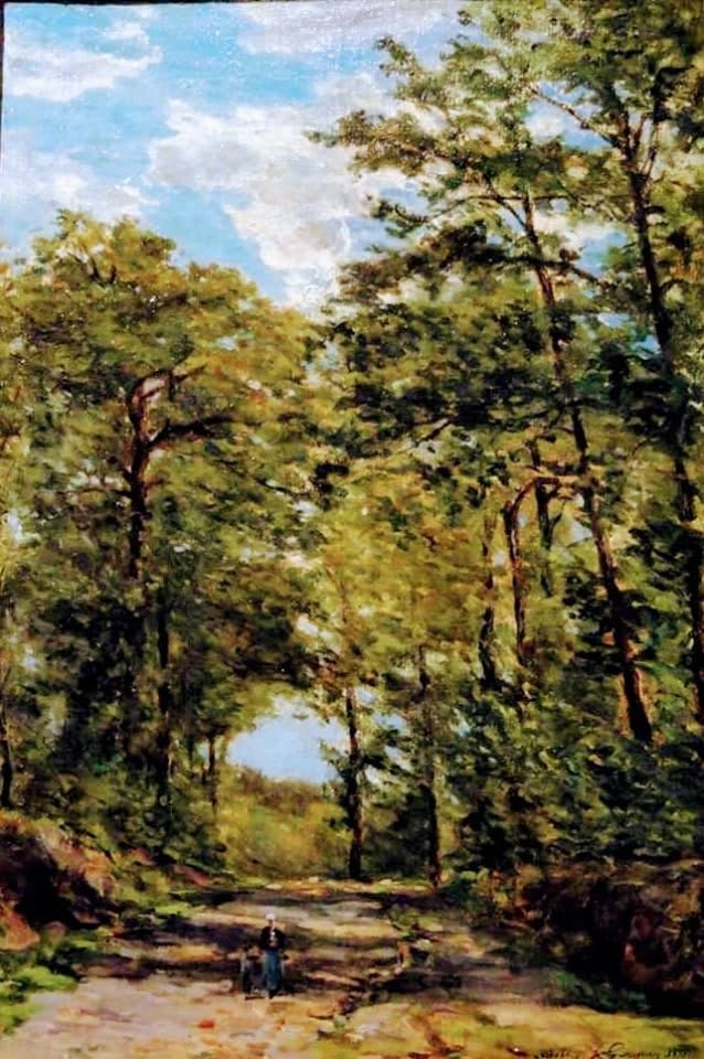 Paisaje en Viroflay. Paul Gauguin. 1876