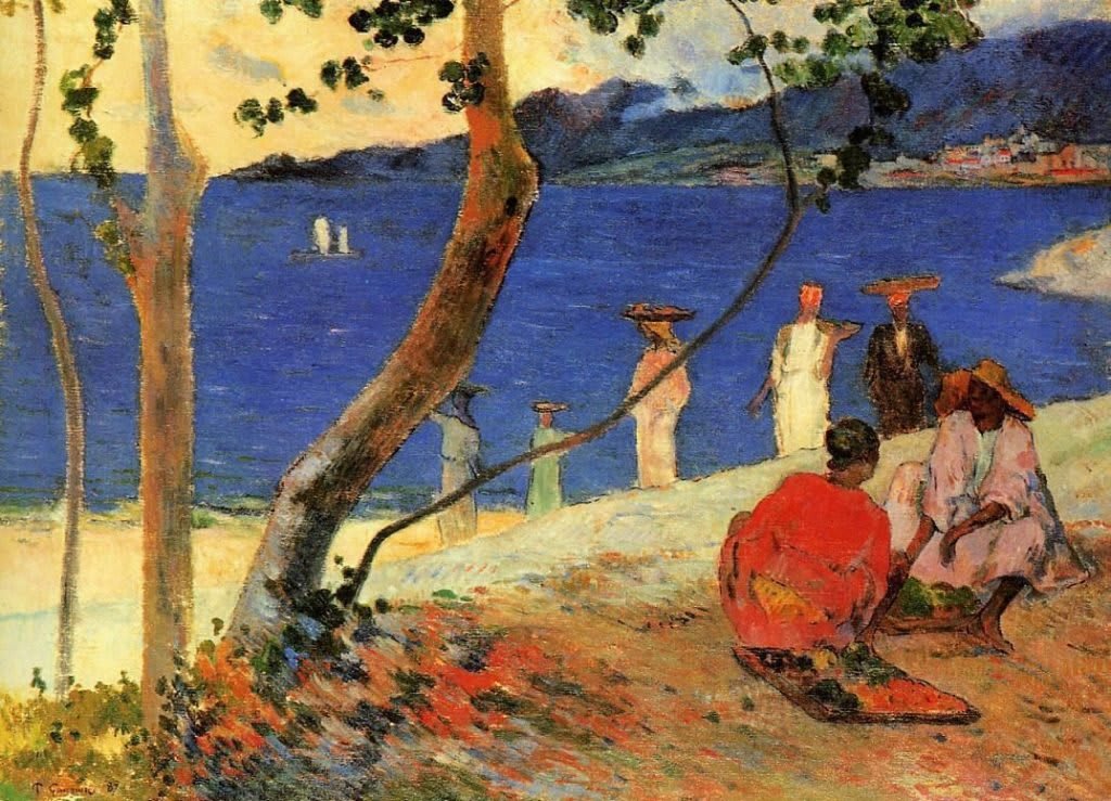 Le Bord de mer. Paul Gauguin. 1887