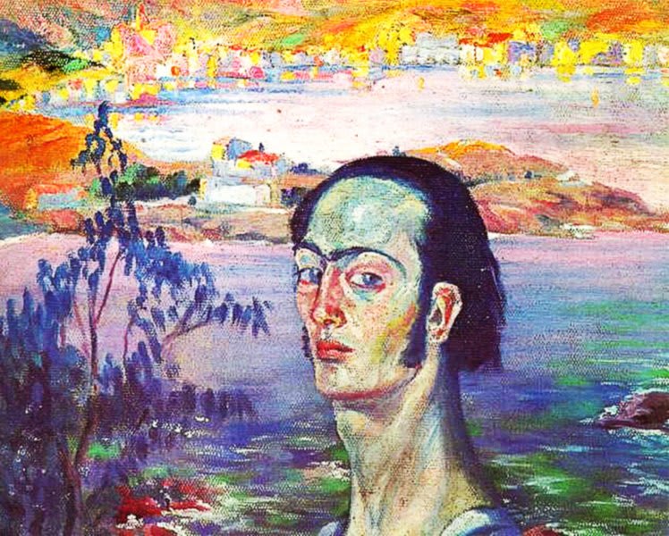 Salvador Dalí - Autoritratto con il collo di Raffaello