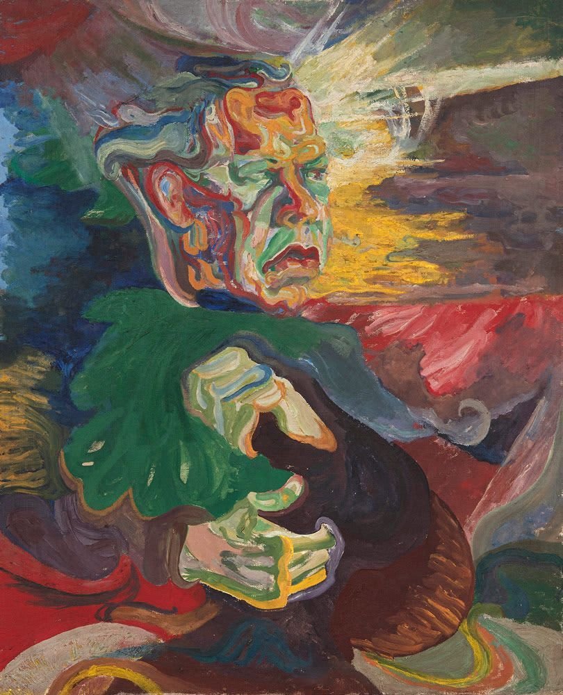 Retrato de Nicolás Guillén. Flávio de Carvalho. 1948.