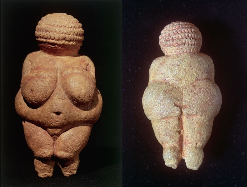 Venus of Willendorf, an ancient limestone sculpture