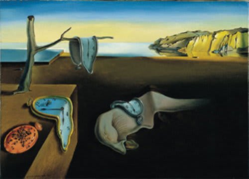 La Persistenza della Memoria - Dettagli tecnici: Olio su tela, 1931, 24,1 x 33 cm. MOMA, New York.