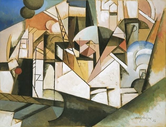 Landschaft. Albert Gleizes. 1914
