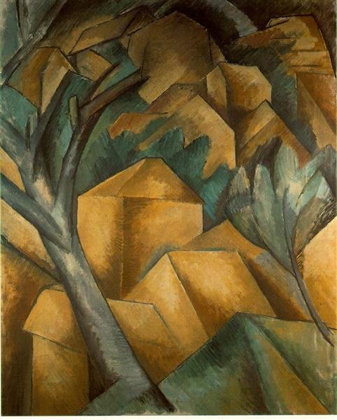 Kubistisches Gemälde von Georges Braque