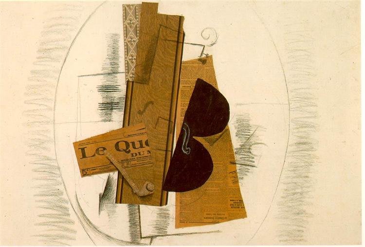 Kubistisches Gemälde von Georges Braque