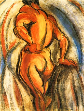 Torso/Ritmo. Anita Malfatti. 1915-16
