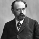 circa 1890: Romanziere francese Emile Zola (1840 - 1902) con pince-nez. (Foto di Hulton Archive/Getty Images)