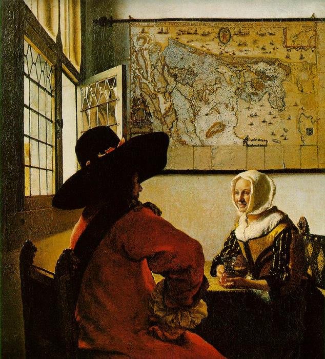 Johannes Vermeer – Der Offizier und das lachende Mädchen
