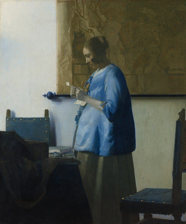 Johannes Vermeer – Briefleserin in Blau