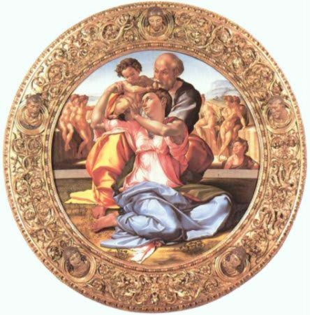 La Sacra Famiglia (Tondo Doni) di Michelangelo