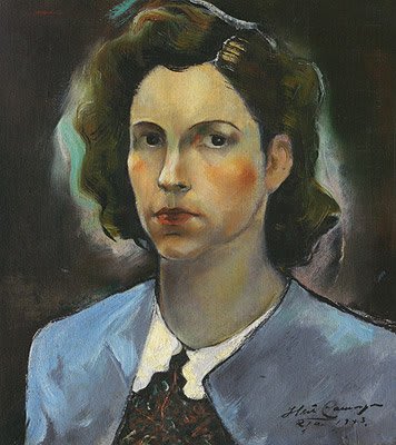 Ritratto di Maria Coussirat Camargo, opera di Iberê Camargo del 1943
