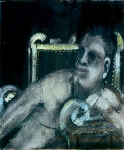 Uomo su una sedia, opera di Francis Bacon del 1952
