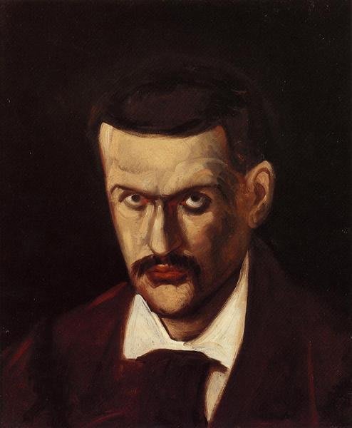 Autoritratto giovanile di Paul Cézanne