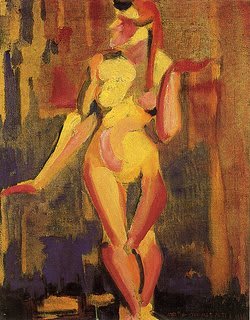 Nudo cubista 1. Anita Malfatti. 1915
