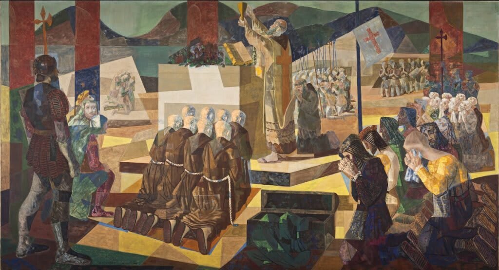 Prima Messa in Brasile. Candido Portinari. 1948