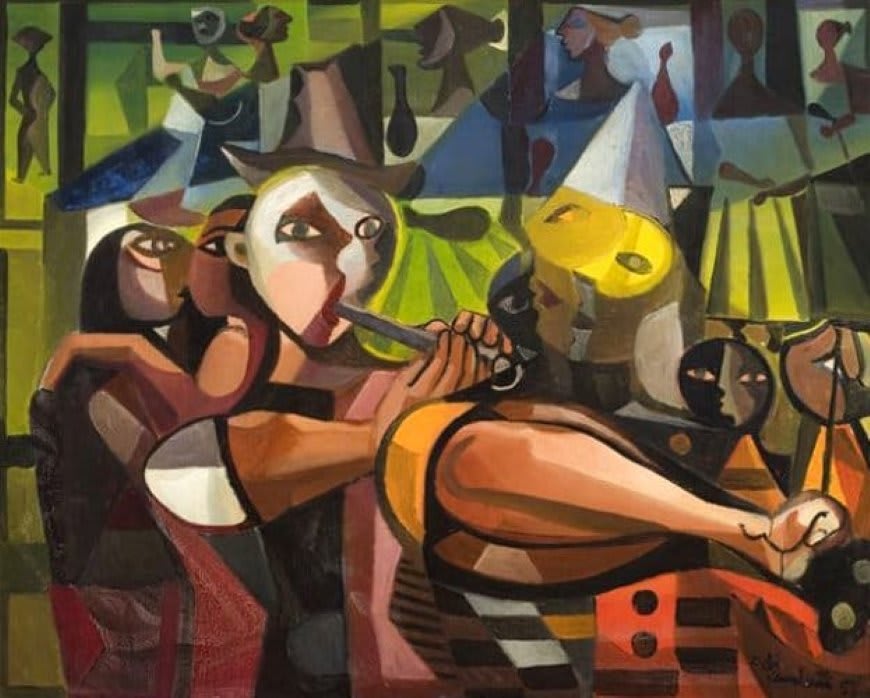 Il Grande Carnevale. Emiliano Di Cavalcanti. 1953
