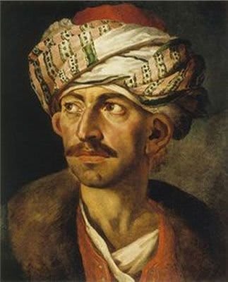 Ritratto a olio di un uomo turco, intitolato