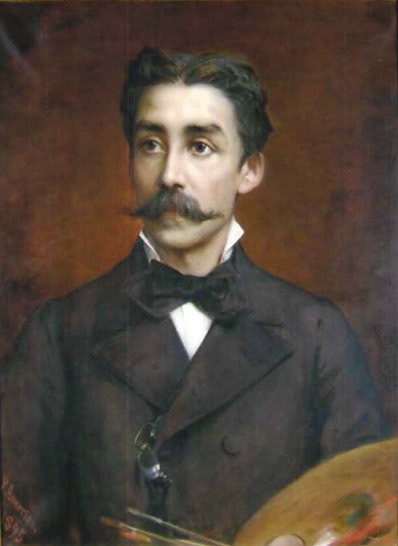 Autoritratto di Pedro Américo, dipinto nel 1895.