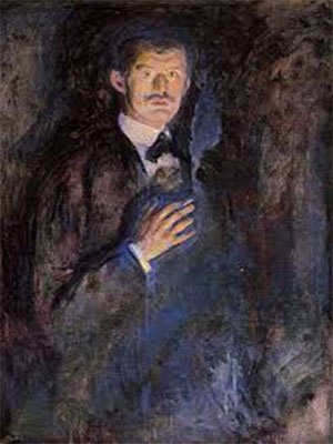 Autoritratto di Edvard Munch