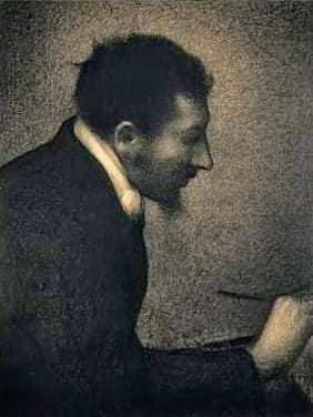 Georges Seurat: Biografia e Puntinismo - Autoritratto