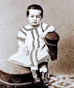 Lautrec bambino, a circa tre anni