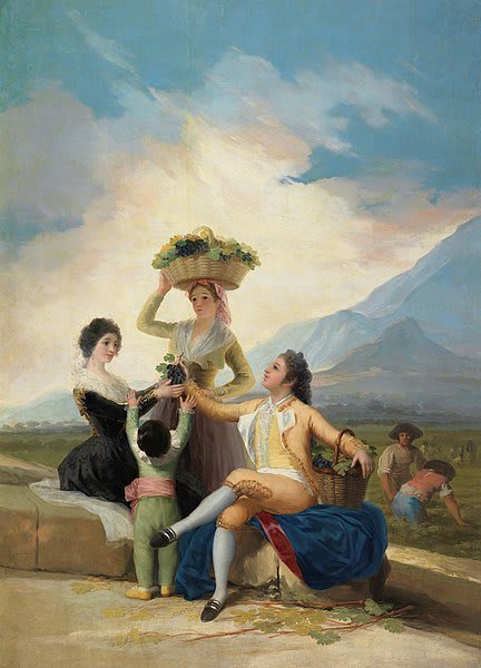 Autunno o La Vendemmia. Francisco de Goya. 1786-87. Olio su tela (275 x 190 cm) - Luogo: Museo del Prado