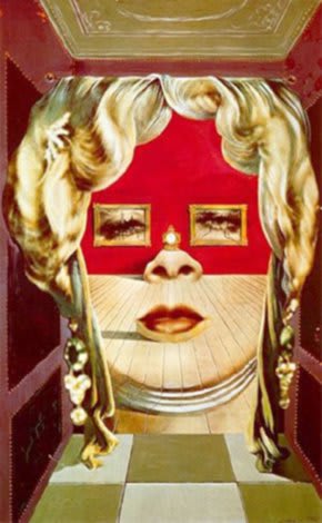 Salvador Dalí - Volto di Mae West