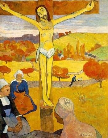 Der Gelbe Christus. Paul Gauguin. 1889 - Ölgemälde auf Leinwand (73 x 92,1 cm)