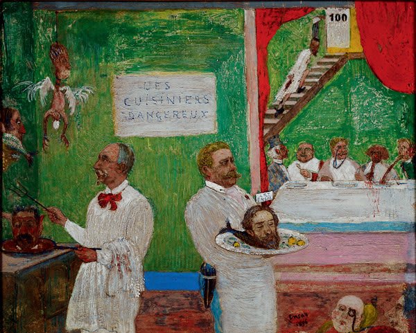 Die gefährlichen Köche. James Ensor. 1896
