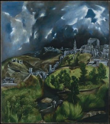 El Grecos Kunstwerk mit einer Szene aus dem Leben Jesu
