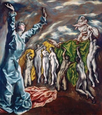 Ein Bild von El Greco, das Jesus Christus darstellt