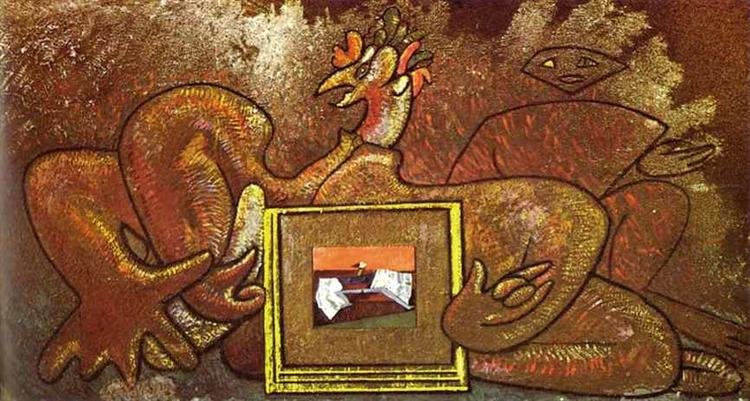 Loplop präsentiert Loplop. Max Ernst. 1930