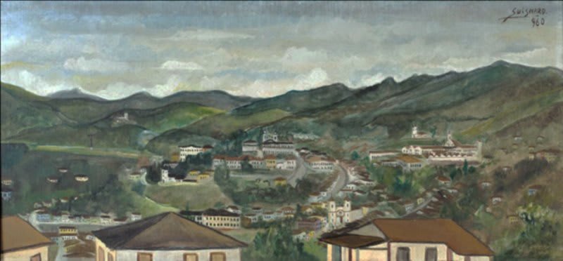 Alberto da Veiga Guignard – Landschaft von Ouro Preto