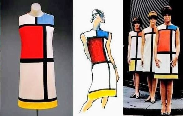 Abstraktes Gemälde von Piet Mondrian
