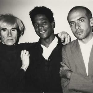 Warhol, Basquiat und Clemente. New York. 1984