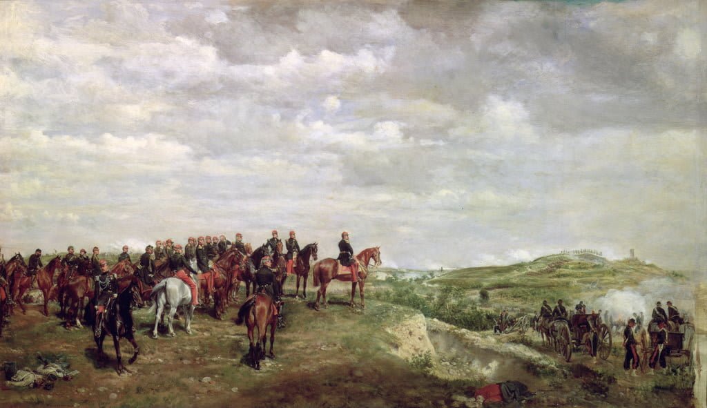 Napoleão III na Batalha de Solferino. Jean Louis Ernest Meissonier. 1859-1863