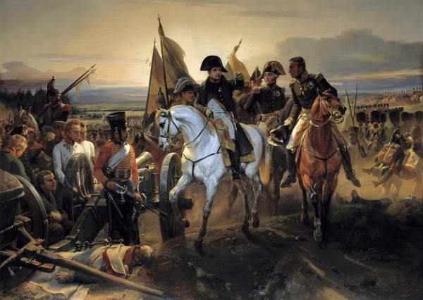 Na Batalha de Friedland em 14 de junho. Horace Vernet (c. 1870)