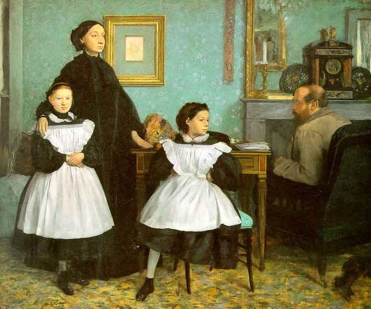 Die Familie Bellelli. 1859-60. Musée d'Orsay. Paris, Frankreich