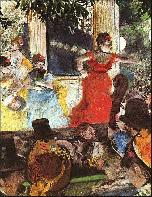 Café-Konzert. Edgar Degas. 1876-77
