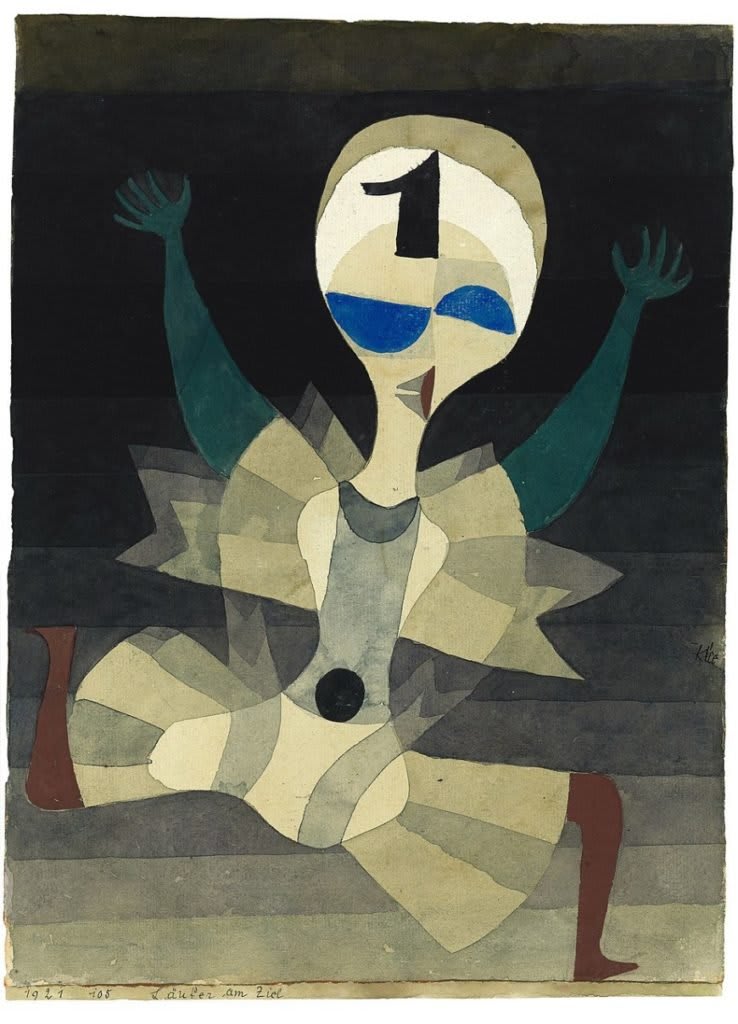 Läufer am Ziel. 1921 - Paul Klee