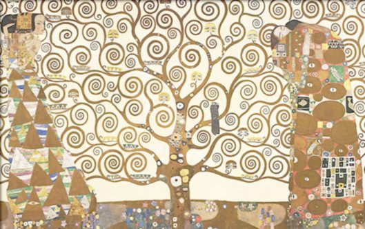 Der Stoclet-Fries - Die Umarmung, von Gustav Klimt