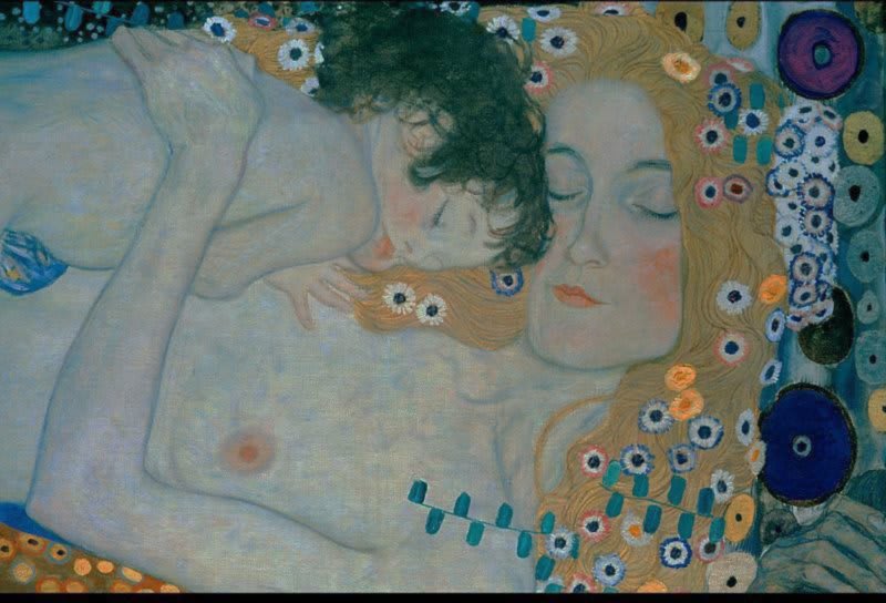 Die drei Lebensalter der Frau - Gustav Klimt - Mutterliebe